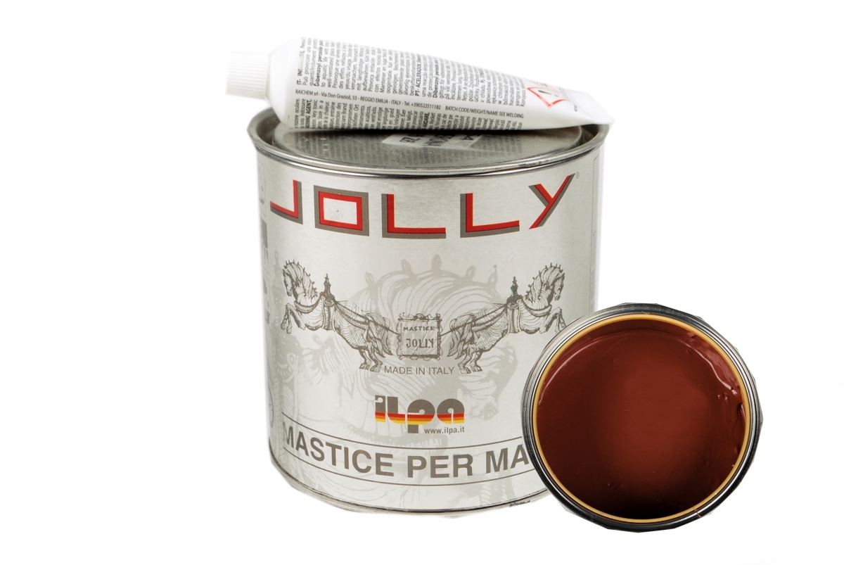 Мастика-клей EXTRA KITT (JOLLY) rosso (червона) 0,75 л